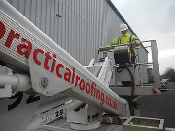 Industrial roofing projects Crosby